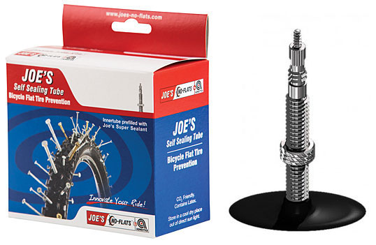 Joes Self Sealing Tube / Schlauch mit Dichtmittel FV 26 x 1.75-2.125 <P>Rennvelo-Ventil / Presta-Valve<P>