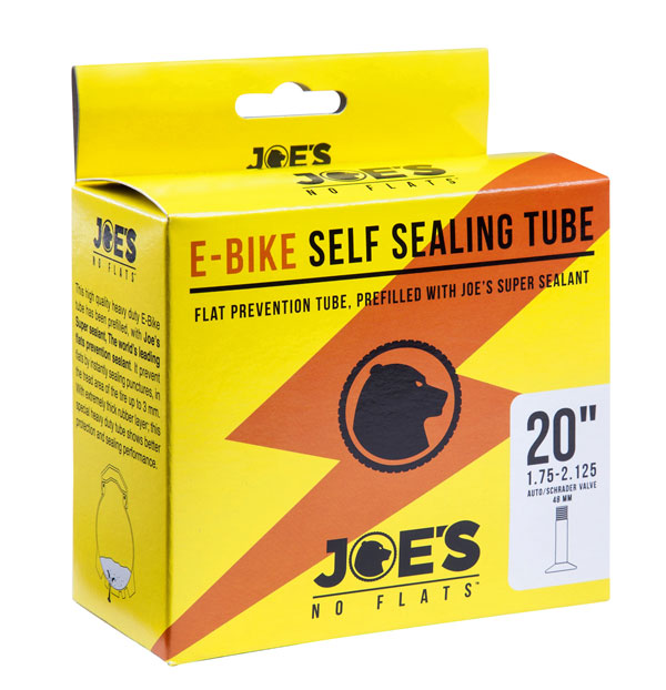 Joes Self Sealing Tube / Schlauch mit Dichtmittel FV 26 x 1.90 - 2.35 <P>Rennvelo-Ventil / Presta-Valve<P>Speziell für E-Bikes<P>
