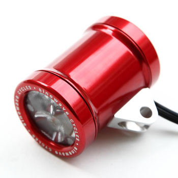 SINEWAVE Cycles Beacon 2 (neue Version) Lampe 750 Lumen mit USB Charger und Converter red