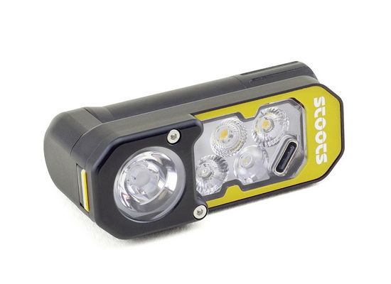 STOOTS Opalo-3 Stirnlampe <BR>1200 Lumen  (400 Lumen Spot)<BR>95 Gramm